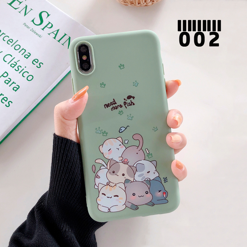 Ốp lưng iPhone 6 6s Plus 7 8 Plus SE 2020 X Xs Max XR 11 Pro Max 12 Pro Max 12 Mini Hộp đựng vỏ điện thoại TPU hình gấu trúc dễ thương