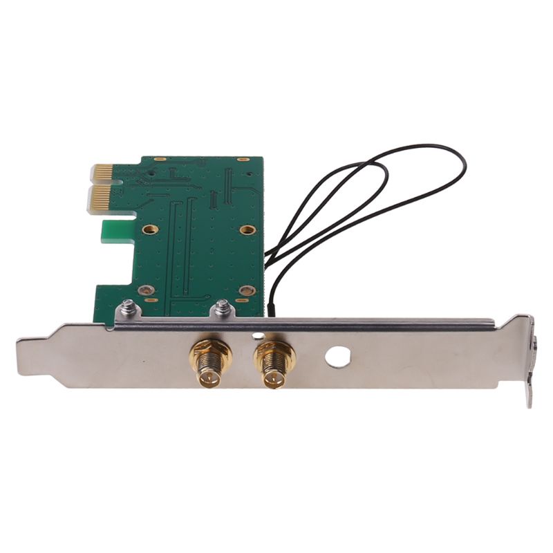 Bảng mạch kết nối thẻ wifi không dây BCM943225HMS PCI-E băng tần kép và ăng ten 300m cho máy tính