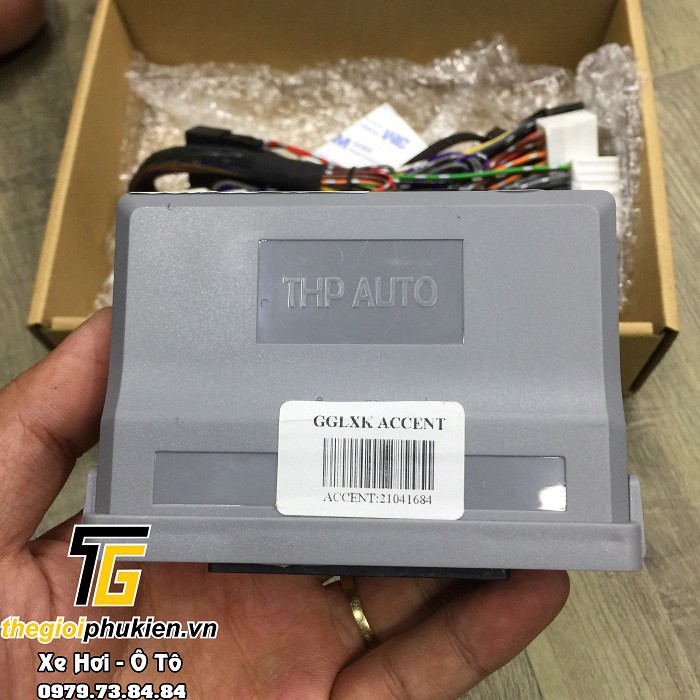 Bộ gập gương lên xuống kính tự động xe Hyundai Accent 2018-2021 - cắm jack zin, chích 2 dây tín hiệu