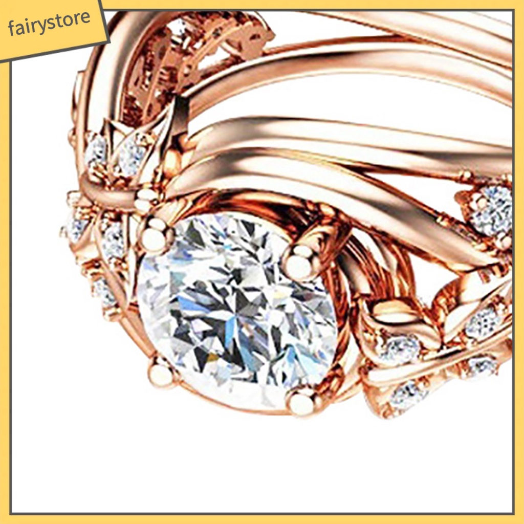 Nhẫn thời trang đính đá thanh lịch cho nữ