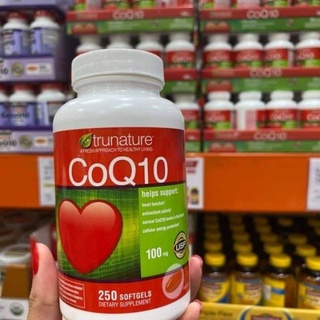[Date 2023] Viên uống bổ tim, chống đột quỵ CoQ10-100mg 250 viên của Trunature Mỹ