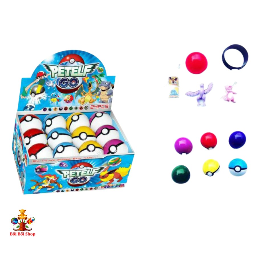24 Quả Cầu Pokemon Đồ Chơi Độc Đáo Dành Cho Bé - Loại 1