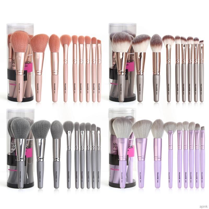 [Hàng mới về] Bộ 9 cọ trang điểm MAANGE đa năng tiện lợi