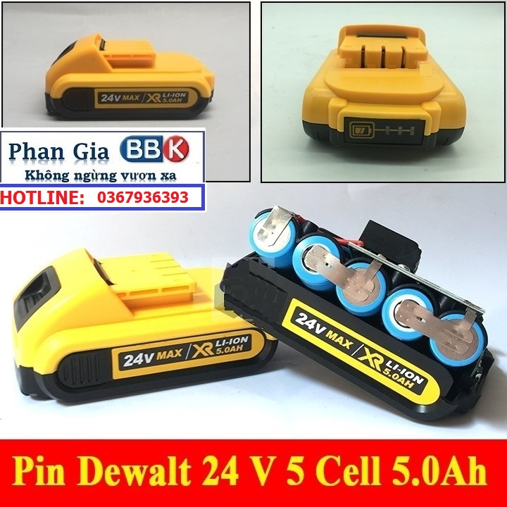 Pin máy khoan 24V - Pin 24V - Pin 5cell