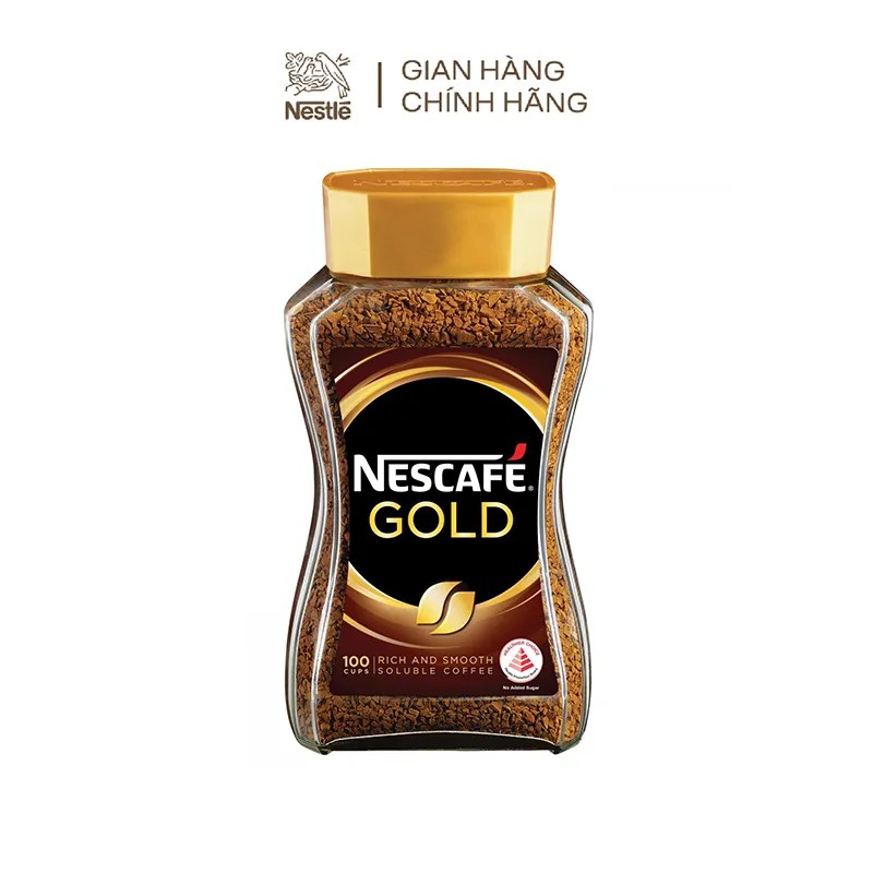 [Tặng kèm ly thủy tinh] Bộ quà tặng NESCAFE GOLD cao cấp