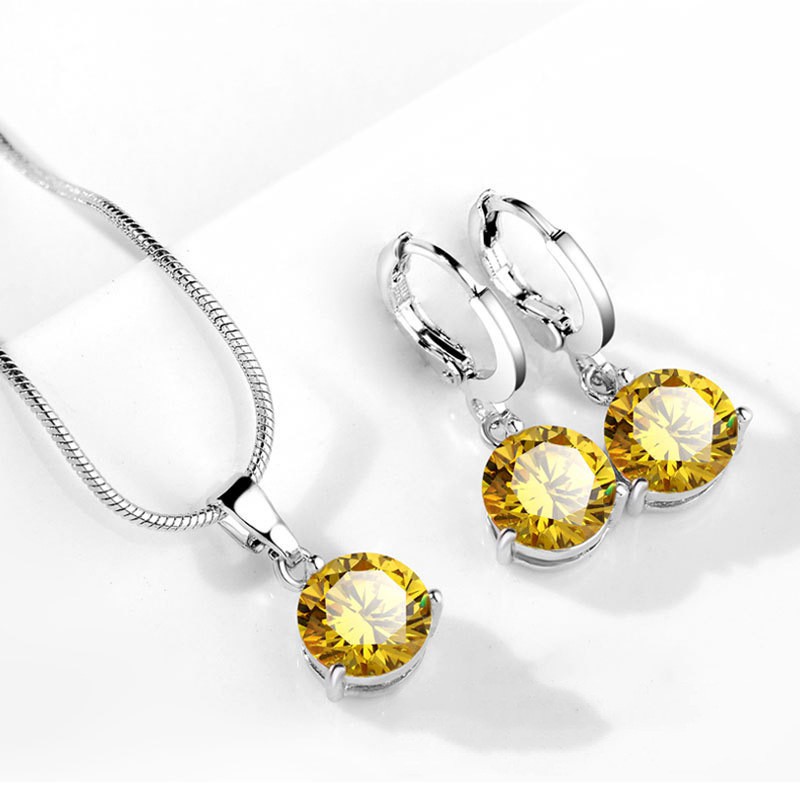 Bộ trang sức ( dây chuyền + mặt dây + bông tai )