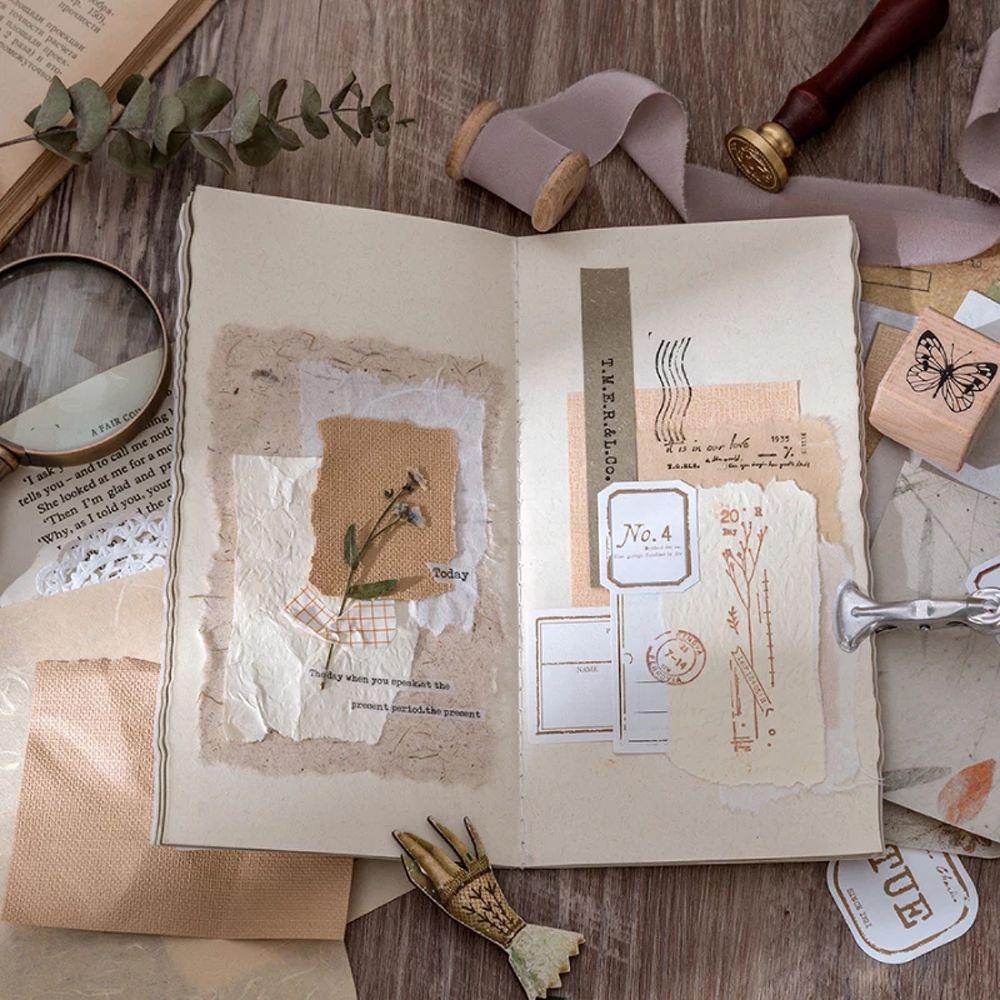 Set 30 Tờ Giấy Trang Trí Sổ Tay DIY Sáng Tạo