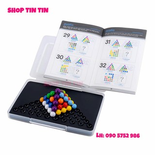 Đồ chơi đố trí viên bi IQ Puzzlia Beads Puzzle Triangle 2D3D (Hàn Quốc, mới)