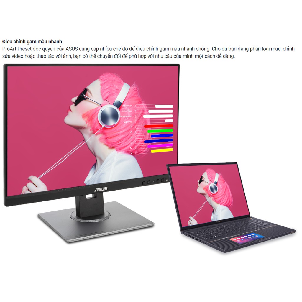 Màn Hình Đồ Họa ASUS ProArt PA248QV - 24" - FullHD - 16:10 - 100%sRGB -100%Rec.709 ( Mới, Chính Hãng, Bảo Hành 36Tháng ) | BigBuy360 - bigbuy360.vn