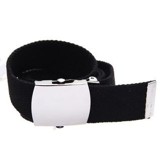 Dây thắt lưng vải canvas thời trang Unisex