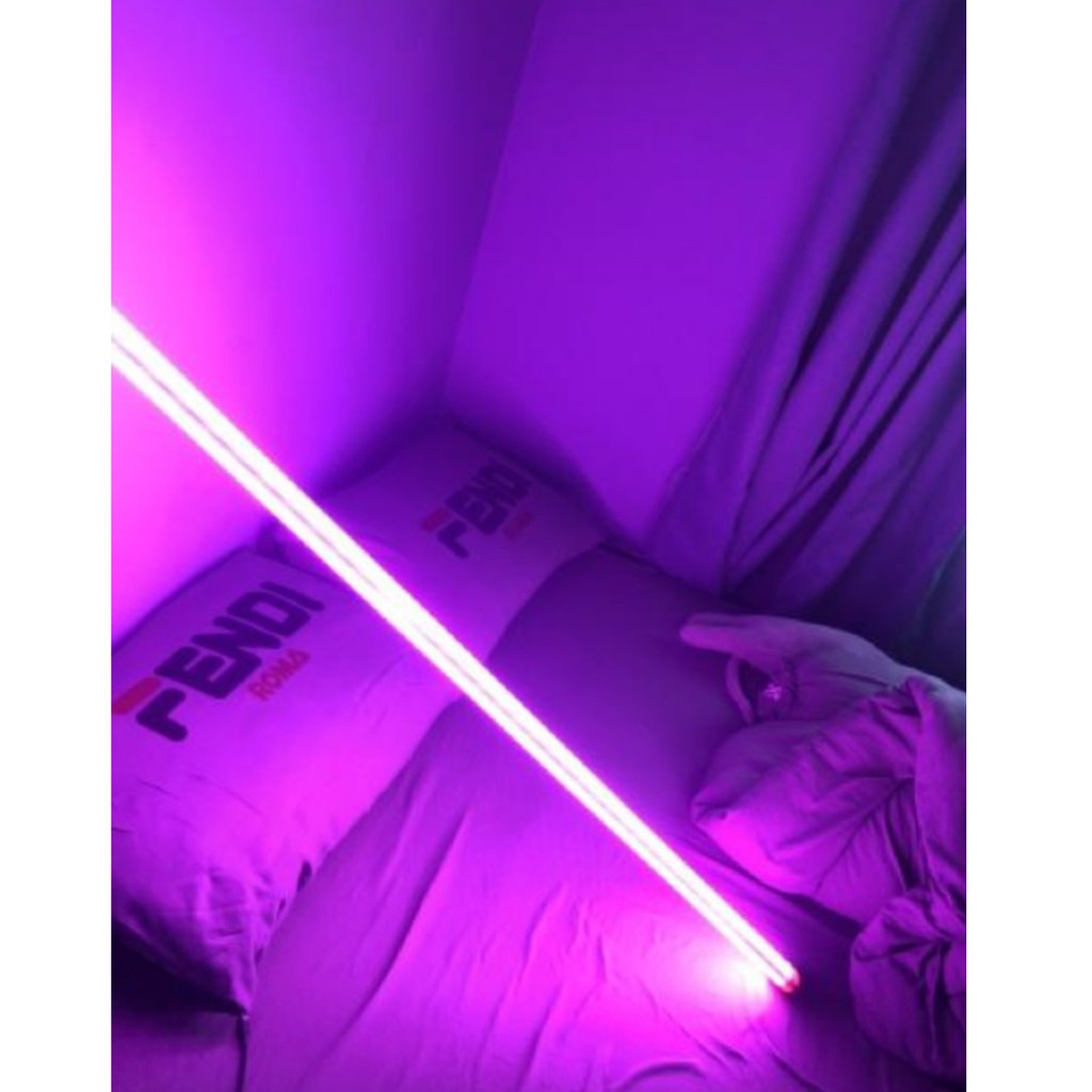 Đèn led tuýp 1m2 nhiều màu không cần máng