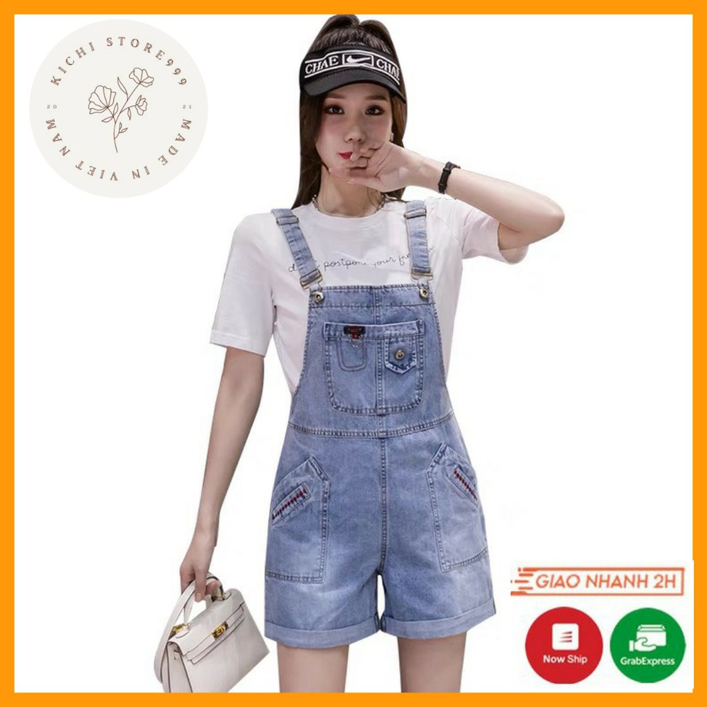 Quần yếm jeans thiết kế riêng cho các bạn nhà Kichistore, Yếm jean mẫu mã mới gồm 3 size MM101