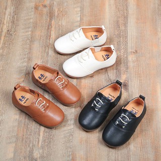 Giày Oxford Da Mềm Đế Kếp Dẻo Cho Bé Trai Bé Gái 1- 6 Tuổi