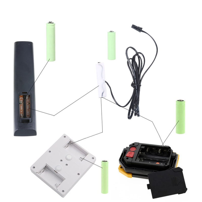 Pin AA 3 Trong 1 Cổng USB Type C Thay Thế 6V 4AA Cho Đồng Hồ / Đèn Gameboy / Điện Thoại