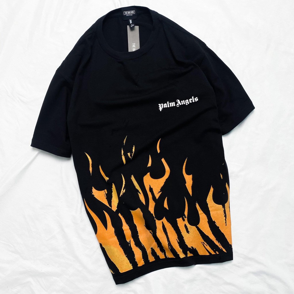 [Mã SKAMSALE07 giảm 10% TỐI ĐA 100K đơn150K] Áo thun tay lỡ Palm Angles Firestarter , áo thun nam nữ unisex , MSW Town | BigBuy360 - bigbuy360.vn