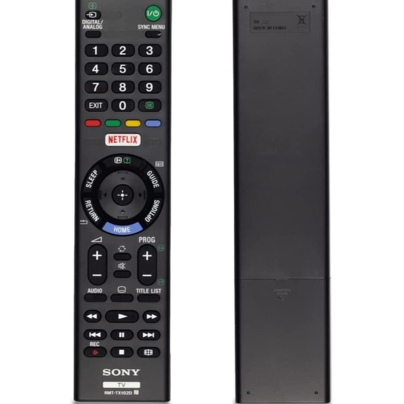 Sony RMT-TX102D Điều Khiển Từ Xa Bravia tv KDL32R500C KDL-32R500C KDL40R550C KDL-40R550C KDL40WD655 