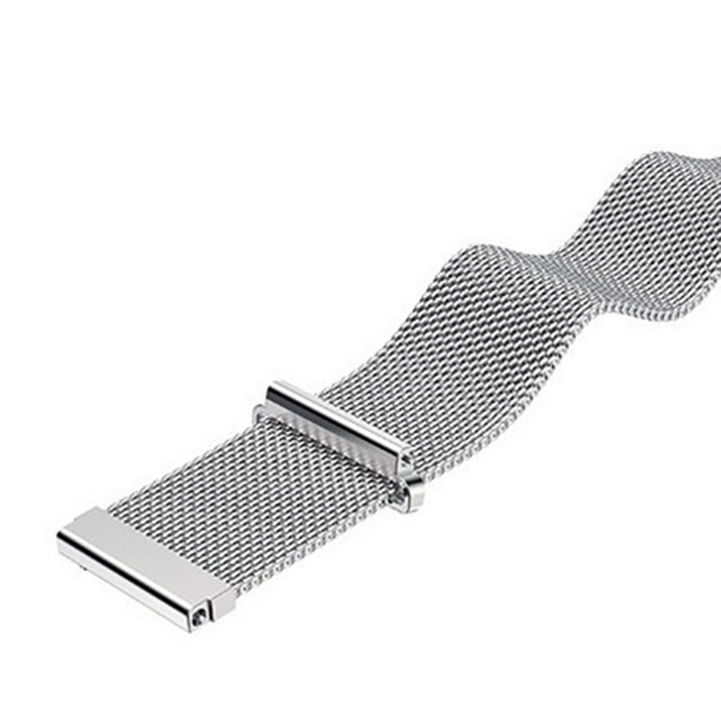 Dây Đồng Hồ Thay Thế Flowerhxy1 Dạng Lưới Từ Tính Bằng Thép Không Gỉ