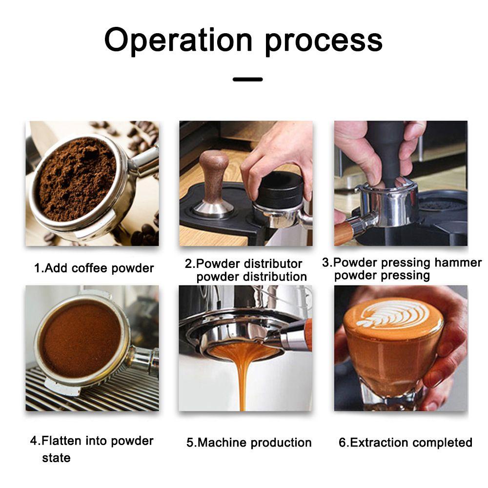 CONOPERY Bộ Lọc Tay Cầm Bằng Gỗ 51mm Thay Thế Cho Delonghi EC685