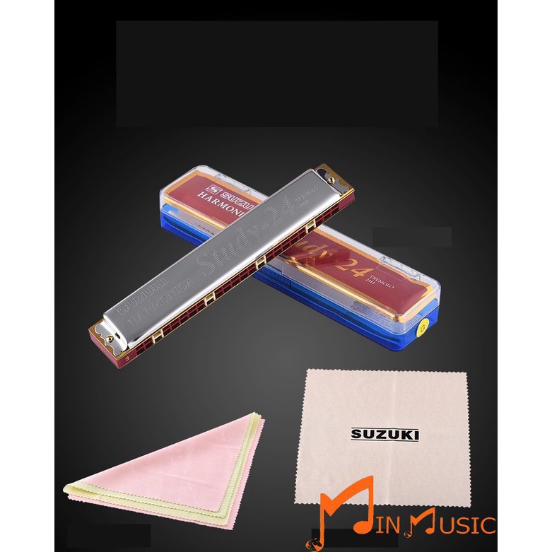 Kèn Harmonica Suzuki STUDY24 24 Lỗ I Hàng Chính Hãng