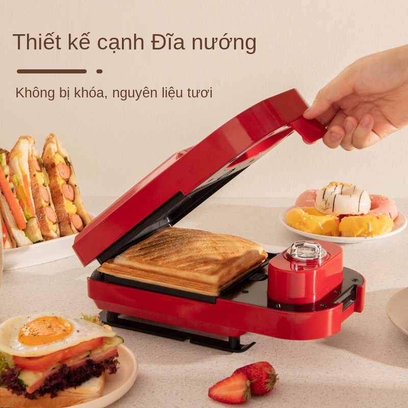 Máy ăn sáng sandwich Nhật Bản nhà nhỏ đa chức năng định thời gian ký túc xá ép nóng bánh mì nướng tạo tác