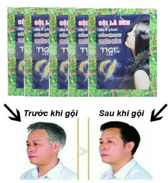 Dầu gội đen tóc thảo dược TiGI