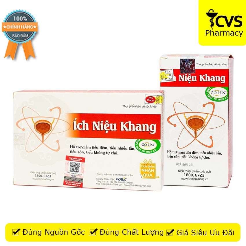 Ích Niệu Khang - Viên uống cải thiện tình trạng tiểu nhiều lần do bàng quang tăng hoặt – cvspharmacy