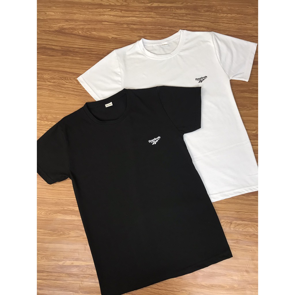 Áo Thun Nam Đen Trắng Ngắn Tay Cổ Tròn Vải Cotton Xịn | BigBuy360 - bigbuy360.vn