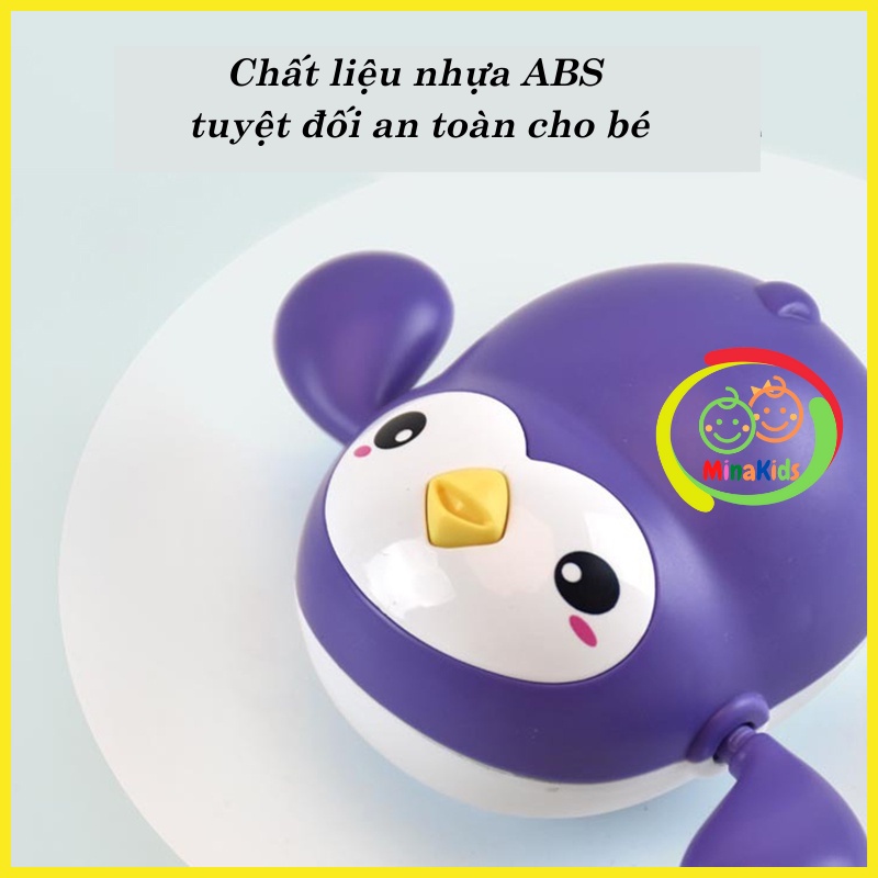 Thú Bơi Vặn Cót Đồ Chơi Bơi Trong Nước Thả Bồn Tắm Hình Chim Cánh Cụt Dễ Thương
