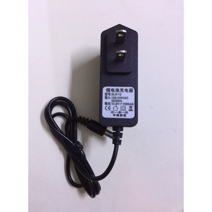 Sạc 3S 12.6V - 1A , Có Đèn Báo Đầy, Giắc Sạc 5.5*2.1mm. | BigBuy360 - bigbuy360.vn