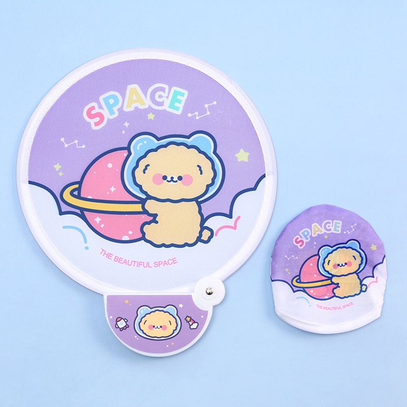 QUẠT TAY SIÊU CUTE CÓ TÚI