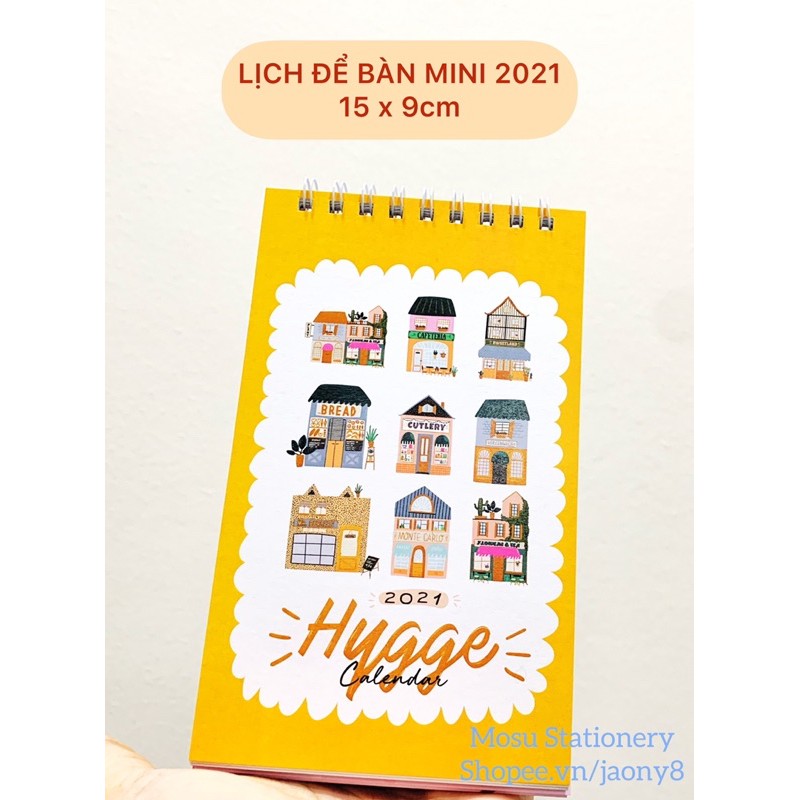 LỊCH ĐỂ BÀN MINI 2021
