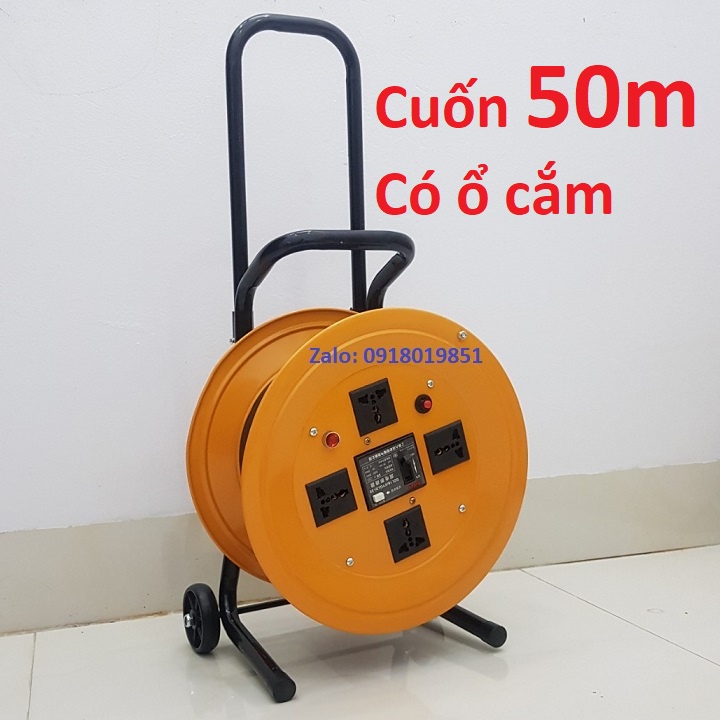 Rulo cuốn dây điện 50m,100m - dụng cụ cuốn dây điện