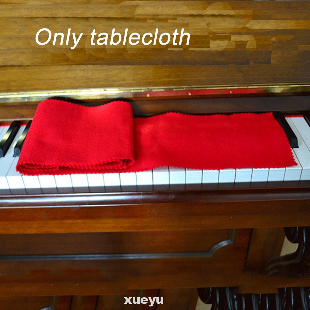 Cover Piano Keyboards Ultra Fine Fluff Durable Multipurpose Portable Washable Protective Cloth Thicken Folding