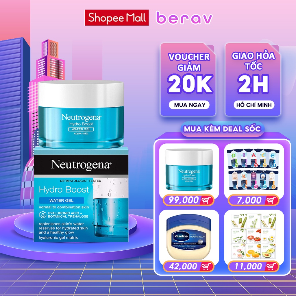 Kem Dưỡng Ẩm Cấp Nước Neutrogena Hydro Boost Water Gel Mini 15g