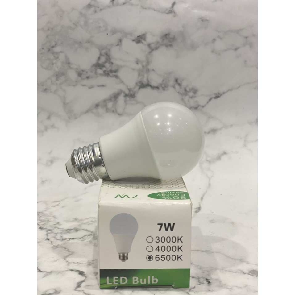 ⚡Rẻ Sập Sàn⚡Bóng LED tròn trắng đục ánh sáng trắng, vàng 3W, 5W, 7W siêu sáng