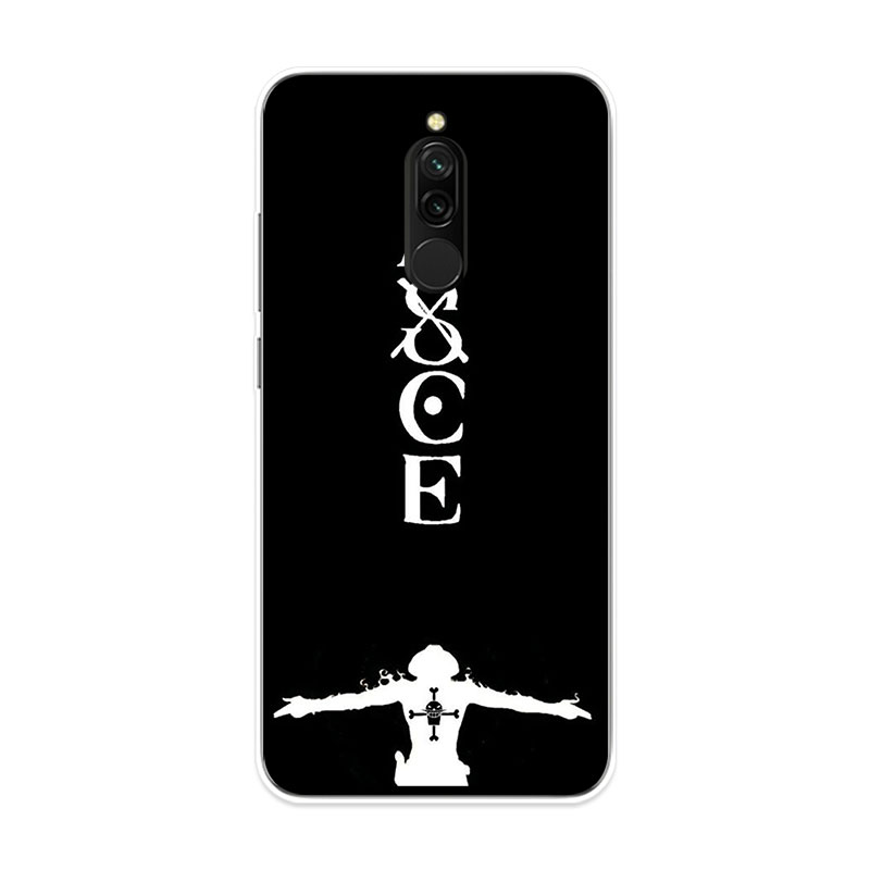 Ốp Lưng Xiaomi Redmi 8 8A Note 8 Pro TPU mềm Case One Piece Black