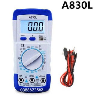 Đồng hồ đo điện A830L + pin 9v