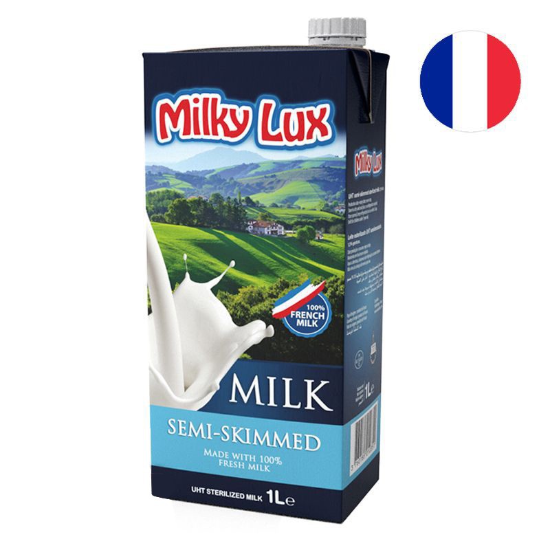 Sữa Tươi Tiệt Trùng Ít Béo 1.5% Milky Lux Không Đường 1L/Hộp