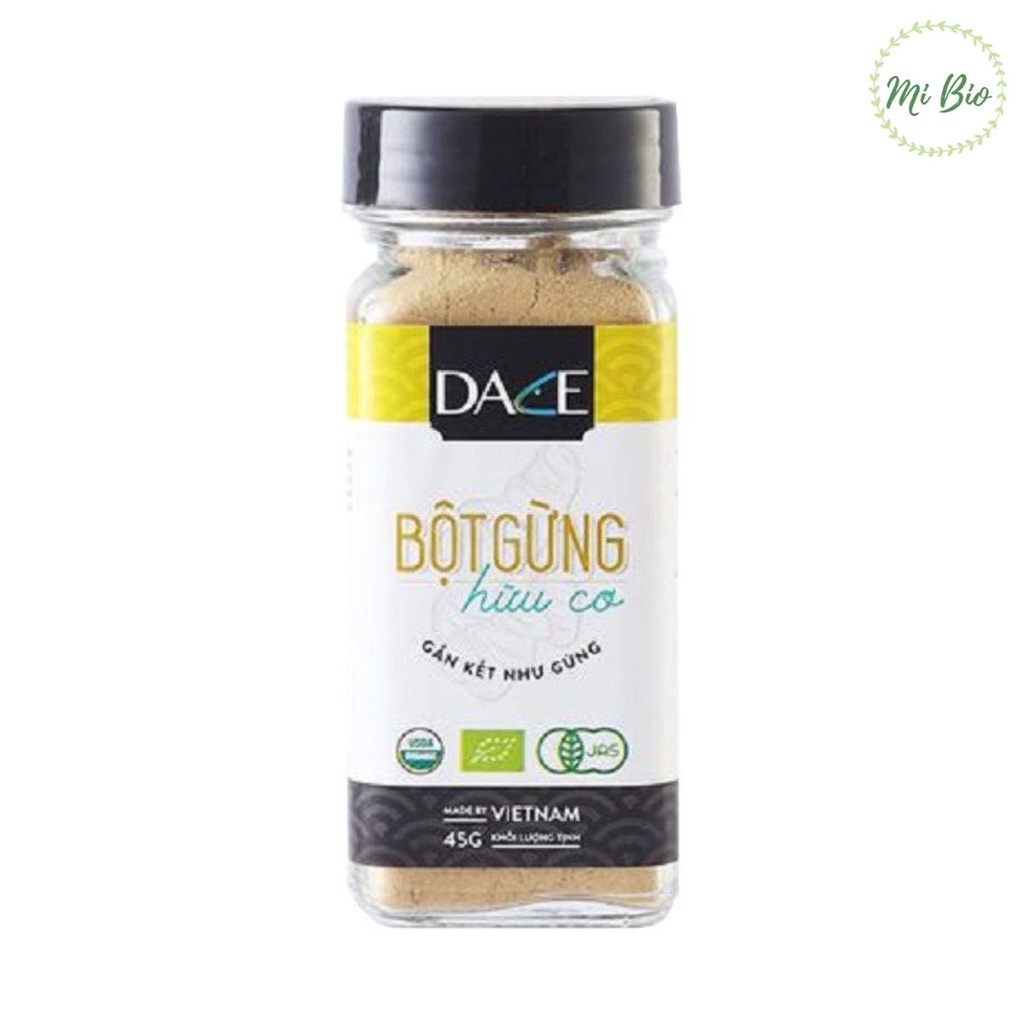 Bột gừng hữu cơ 45gr - Dace