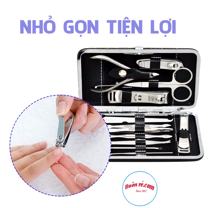 Bộ Cắt Móng Tay 12 Món Tiện Dụng 00087