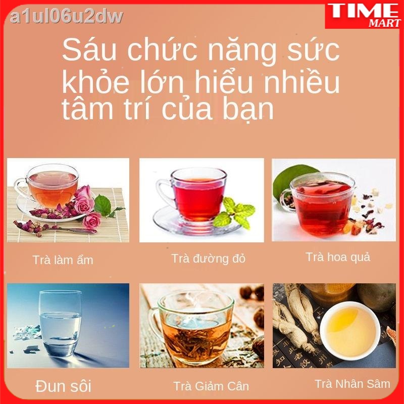 [ Ảnh thật ]Bình sức khỏe Dương Tử đa chức năng thủy tinh gia dụng tự động đun sôi nước trà thơm thiết bị pha trà nước.