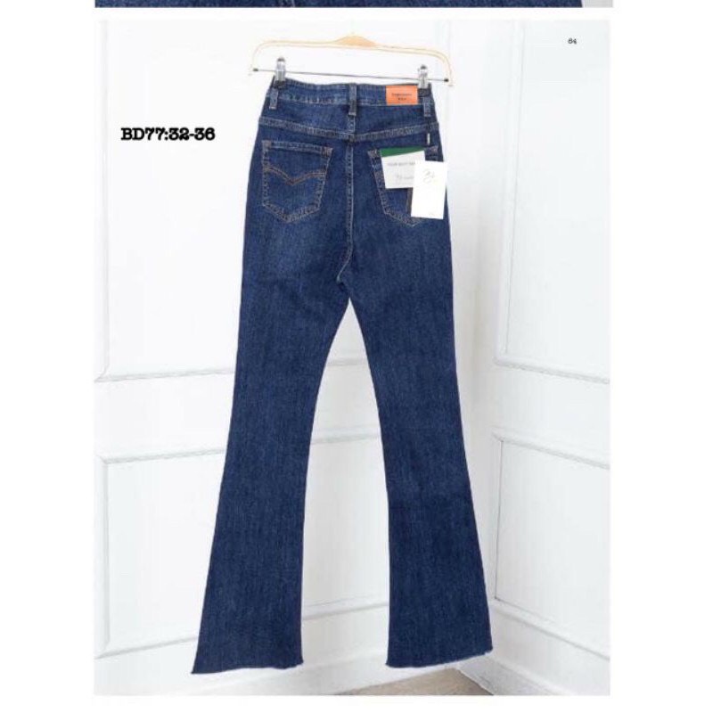 Quần jeans xanh Bigsize ống loe 55-90 kg | BigBuy360 - bigbuy360.vn