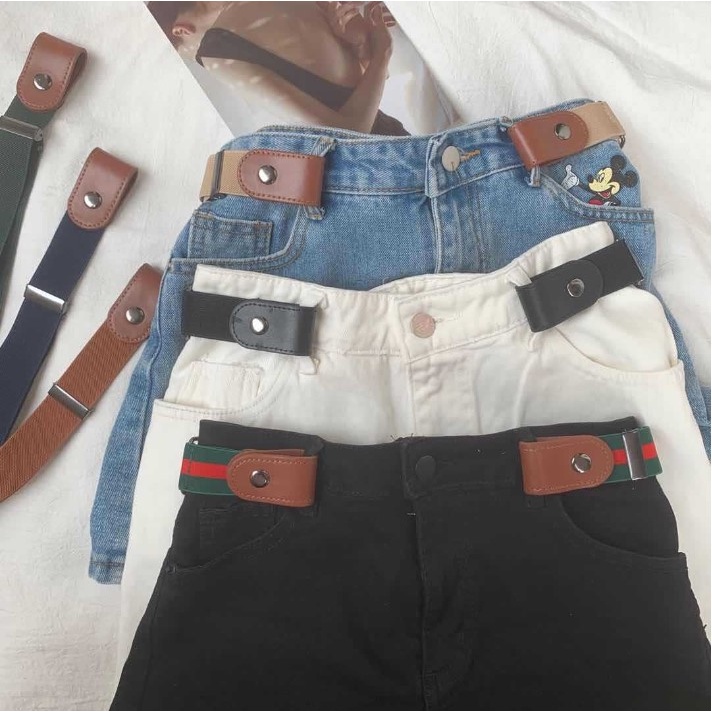 Thắt lưng - nịt bụng vô hình co giãn nam nữ unisex màu đen nâu pon.mens hà nội hcm