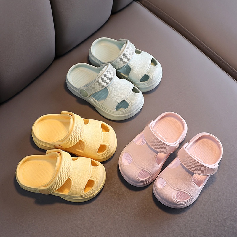 Dép Nhựa Eva Quai Hậu, Siêu Nhẹ, Chống Trượt, An Toàn Cho Bé Trai &amp; Bé Gái