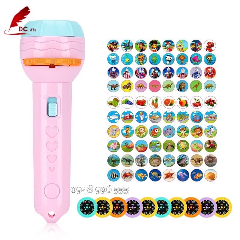 ĐỒ CHƠI ĐÈN PIN CHIẾU HÌNH  cho bé