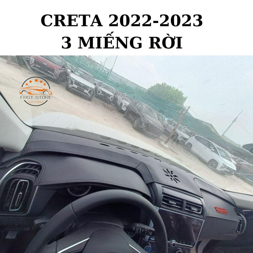 Thảm Taplo HYUNDAI Che Nắng Chống Nóng Da Vân Gỗ, Da Cacbon, Da Siêu Sợi Xe Accent i10 Santafe Tucson Creta
