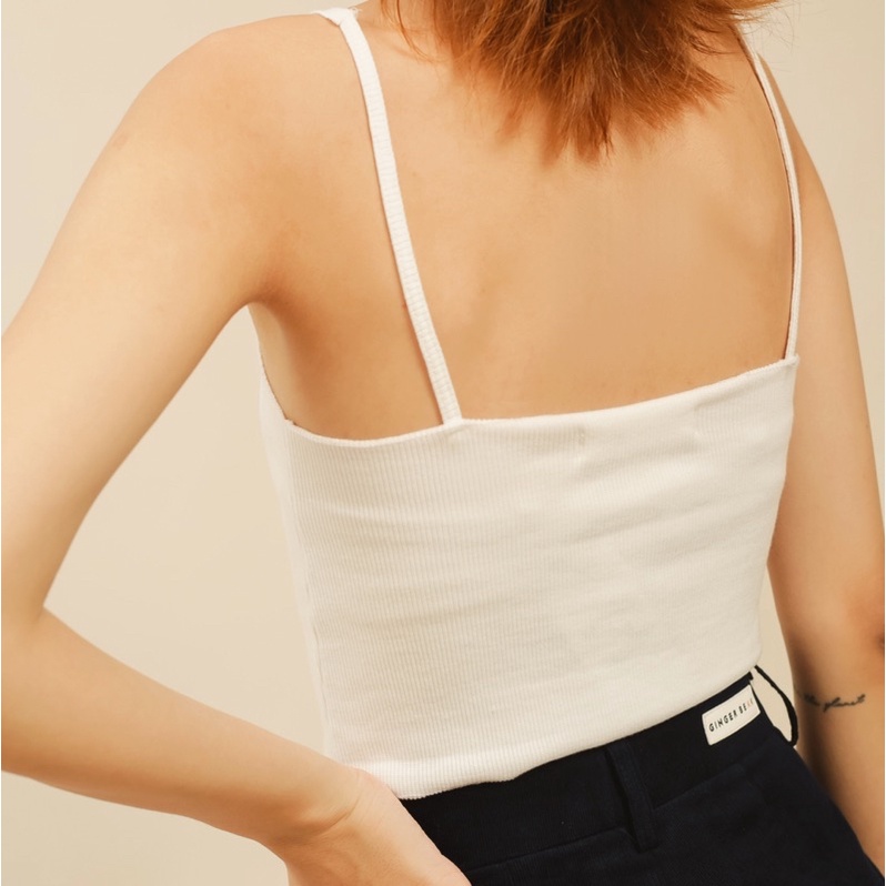 GingerBear - Áo Croptop - Mascarpon Rib Tank