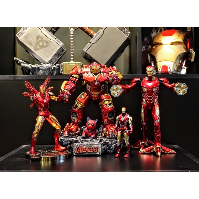 Tượng mô hình Hulkbuster bản 1.0 đúc đặc có kèm đế