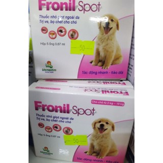 Ống nhỏ gáy trị ve Fronil Spot cho chó 0,67ml