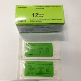 Chỉ không tiêu nilon 6/0, hộp 12 sợi